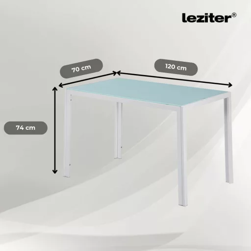Mira 4+1 étkező garnitúra fehér-barna - WaterMarkt.hu