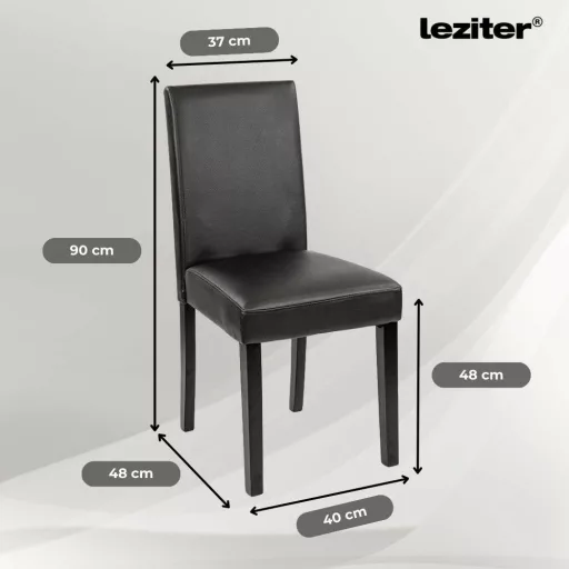 Mira 6+1 étkező garnitúra fehér-fekete - WaterMarkt.hu