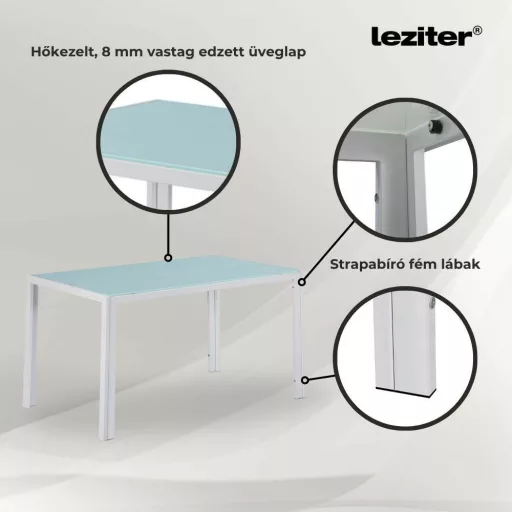 Liana 4+1 étkező garnitúra fekete - WaterMarkt.hu