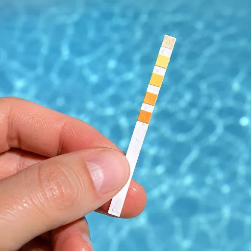 3in1 medence vízelemző tesztcsík klór, pH, lúgosság mérésre 50 db