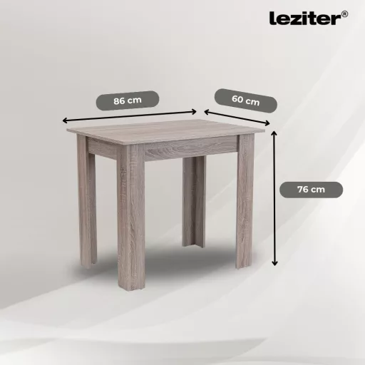 Leon 4+1 étkező garnitúra yorki tölgy-szürke