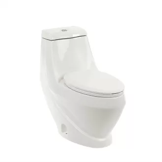 Coral Monoblokkos wc kagyló alsó kifolyással soft close ülőkével - WaterMarkt.hu