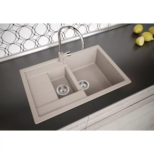SCHOCK MANHATTAN CRISTALITE D-150S egymedencés csepptálcás gyümölcsmosós prémium mosogató - Croma - WaterMarkt.hu