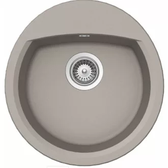 SCHOCK MANHATTAN CRISTALITE R-100 egymedencés kerek prémium mosogató - Beton - WaterMarkt.hu