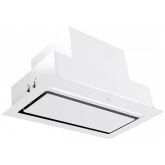   MONNO Aura White 55 cm beépíthető páraelszívó, fehér üveg