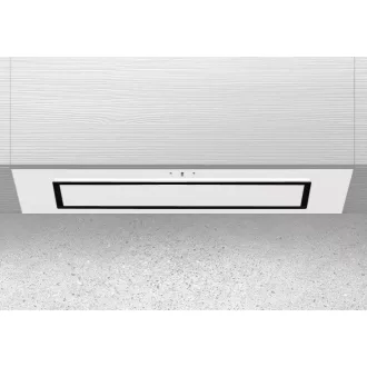   MONNO Aura White 74 cm beépíthető páraelszívó, fehér üveg
