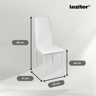 Tino NOVA Étkezőszék, fehér színben - WaterMarkt.hu