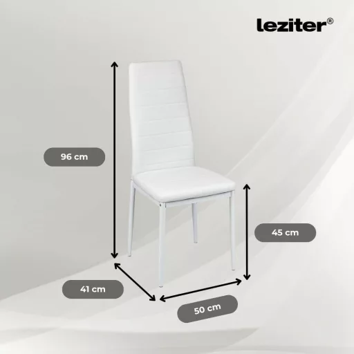 Tino NOVA Étkezőszék, fehér színben - WaterMarkt.hu