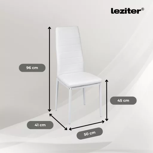 Tino NOVA Étkezőszék, fehér színben - WaterMarkt.hu