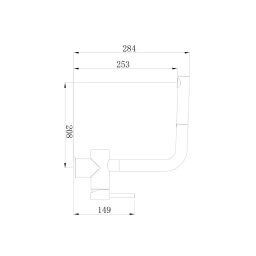 ELLECI - Csaptelep Aluna Plus G40 Nero - WaterMarkt.hu