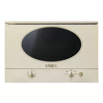 SMEG BEÉPÍTHETŐ MIKROHULLÁMÚ SÜTŐ, Colonial design, 22 liter, analóg, bézs - WaterMarkt.hu