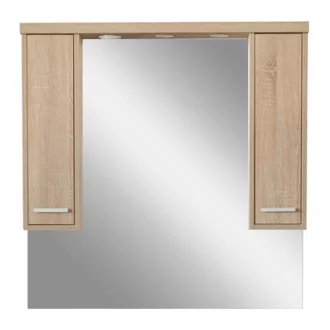 Nerva 105 cm-es tükrös felsőszekrény, Sonoma tölgy - WaterMarkt.hu