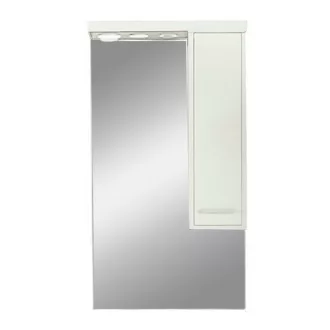 Nerva 55 cm-es tükrös felsőszekrény fehér - WaterMarkt.hu
