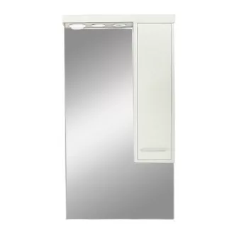 Nerva 55 cm-es tükrös felsőszekrény fehér - WaterMarkt.hu