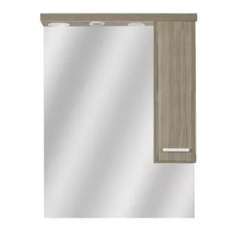 Nerva 75 cm-es tükrös felsőszekrény, Rauna szil - WaterMarkt.hu