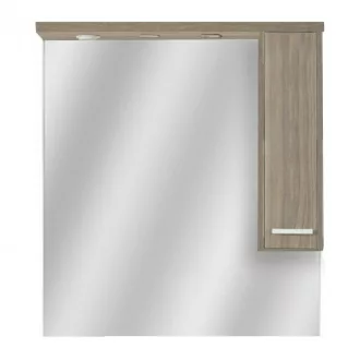 Nerva 85 cm-es tükrös felsőszekrény, Rauna szil - WaterMarkt.hu