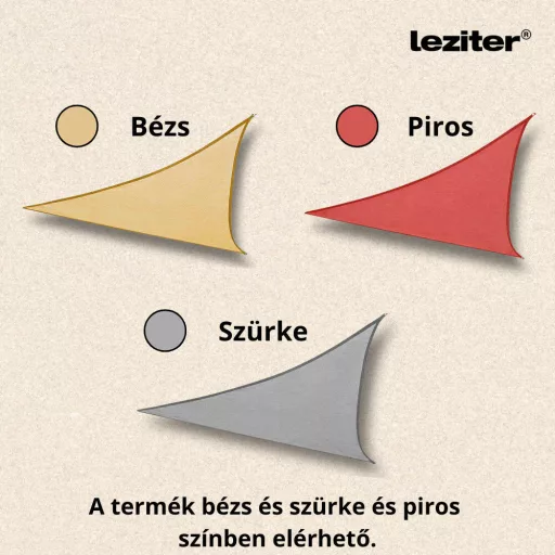 Rana napvitorla háromszög alakú 3x3x3 m bézs - WaterMarkt.hu