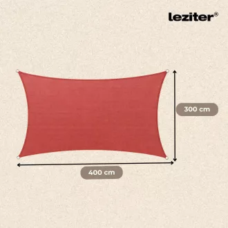 Rana napvitorla négyszög alakú 3x4 m piros - WaterMarkt.hu