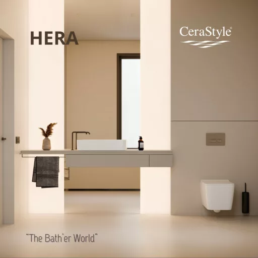 CeraStyle HERA - PULTRA ültethető - Top Counter - porcelán mosdó - MATT FEHÉR - 60 x 42 cm - WaterMarkt.hu
