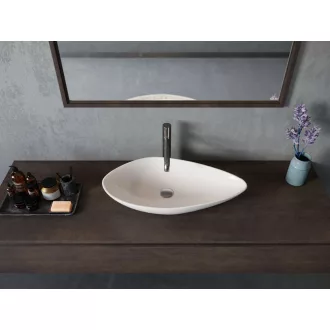 CeraStyle OLIVE - PULTRA ültethető - Top Counter - porcelán mosdó - 60 x 35 cm - WaterMarkt.hu