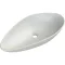 CeraStyle OLIVE - PULTRA ültethető - Top Counter - porcelán mosdó - MATT FEHÉR - 60 x 35 cm - WaterMarkt.hu