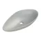 CeraStyle OLIVE - PULTRA ültethető - Top Counter - porcelán mosdó - MATT SZÜRKE - 75 x 38 cm - WaterMarkt.hu