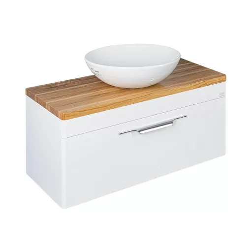 CeraStyle ZERO - PULTRA ültethető - Top Counter - porcelán mosdó - O - Ø 46 cm - WaterMarkt.hu