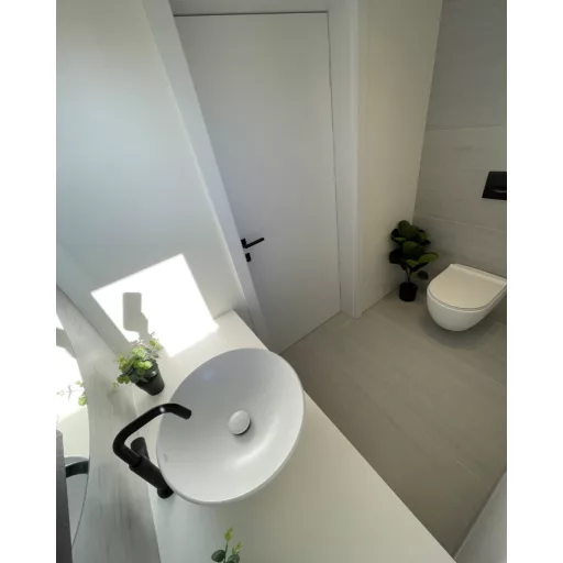 CeraStyle ZERO - PULTRA ültethető - Top Counter - porcelán mosdó - O - Ø 46 cm