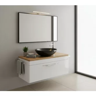 CeraStyle ZERO - PULTRA ültethető - Top Counter - porcelán mosdó - O - MATT FEKETE - Ø 46 cm - WaterMarkt.hu