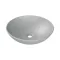 CeraStyle ZERO - PULTRA ültethető - Top Counter - porcelán mosdó - O - MATT SZÜRKE - Ø 46 cm - WaterMarkt.hu