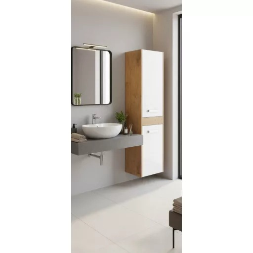 OUTLET - Viva STYLE Orient fali függesztett fürdőszobai ÁLLÓSZEKRÉNY - polcos - 160 x 40 cm - WaterMarkt.hu