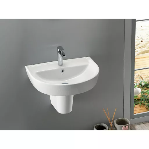 CeraStyle BELLA porcelán szifontakaró - Bella mosdókhoz - WaterMarkt.hu