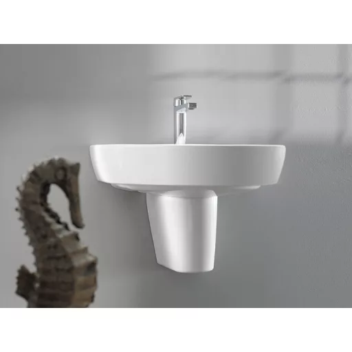 CeraStyle BELLA porcelán szifontakaró - Bella mosdókhoz - WaterMarkt.hu