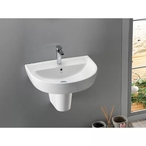 CeraStyle BELLA porcelán szifontakaró - Bella mosdókhoz - WaterMarkt.hu