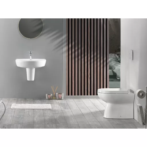 CeraStyle BELLA porcelán szifontakaró - Bella mosdókhoz - WaterMarkt.hu