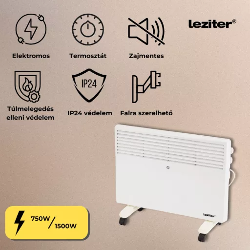 Asama elektromos fűtőtest 750W/1500W - WaterMarkt.hu