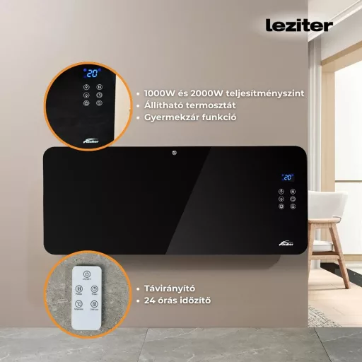 Hekla elektromos fűtőtest 1000W/2000W - WaterMarkt.hu