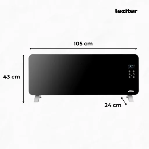Hekla elektromos wifis okos fűtőtest 1200W/2400W - WaterMarkt.hu