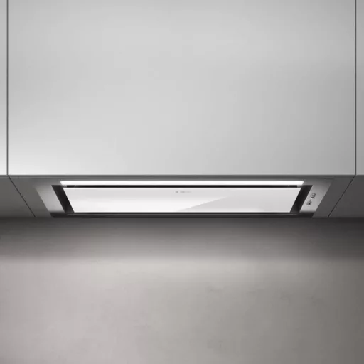 ELICA HIDDEN 2.0 IXGL/A/90 beépíthető páraelszívó, A energiaosztály, IEC turbo: 700 m3/h, 90 cm, inox/üveg - WaterMarkt.hu