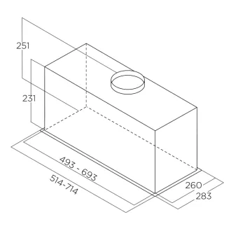 Elica - Páraelszívó FOLD S IX/A/72 inox + hűtőtáska - WaterMarkt.hu