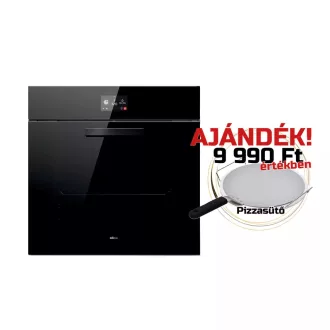 ELICA - Beépíthető sütő VIRTUS MULTI 60 TFT PYRO BL + Ajándék Pizzaszett - WaterMarkt.hu