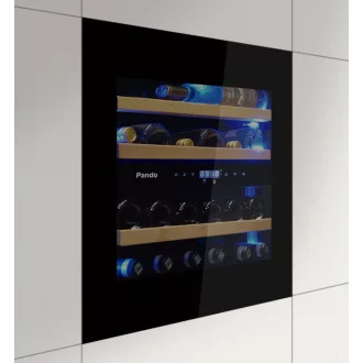 Pando PVMAVP 60-25CRL borhűtő - beépíthető, fekete, balos - WaterMarkt.hu
