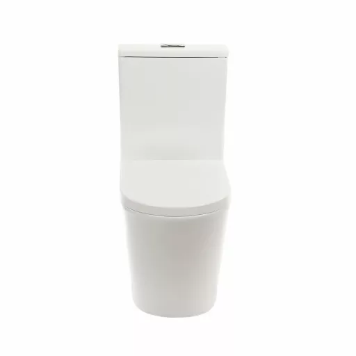 Paulo rimless WC kombi alsó/hátsó kifolyással soft close ülőkével - WaterMarkt.hu
