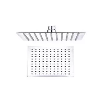 VivaStyle IGUAZU esőztető fejzuhany - INOX - slim - szögletes - 20 cm x 20 cm - WaterMarkt.hu