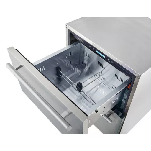 FrigeluX Kültéri inox hűtő RE2T136A pult alá építhető és szabadonálló, 77 L - WaterMarkt.hu