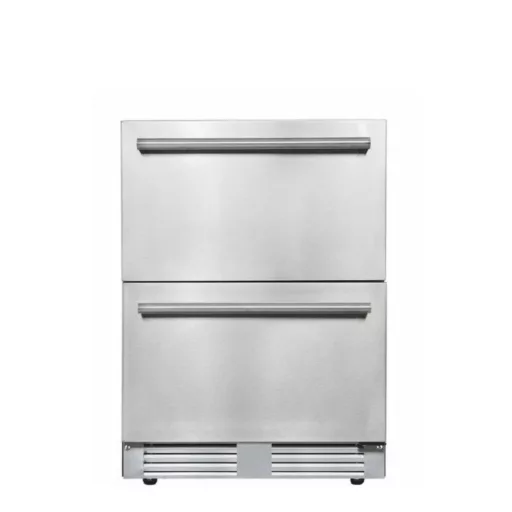 FrigeluX Kültéri inox hűtő RE2T136A pult alá építhető és szabadonálló, 77 L - WaterMarkt.hu