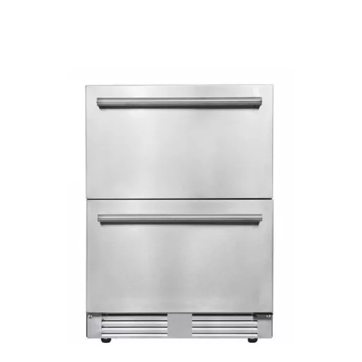FrigeluX Kültéri inox hűtő RE2T136A pult alá építhető és szabadonálló, 77 L - WaterMarkt.hu