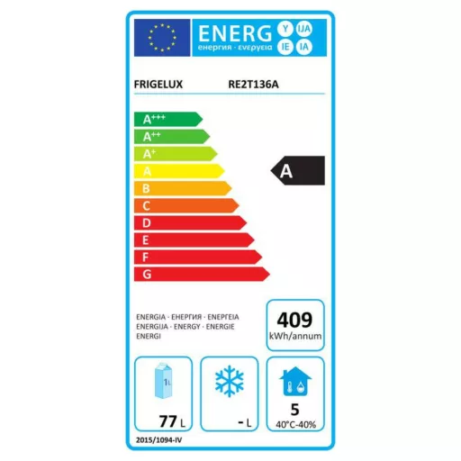 FrigeluX Kültéri inox hűtő RE2T136A pult alá építhető és szabadonálló, 77 L - WaterMarkt.hu