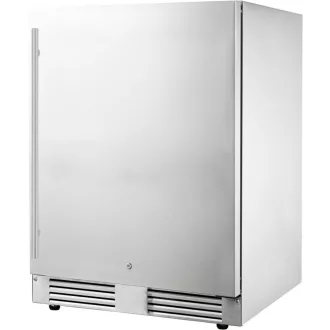 FrigeluX Kültéri inox hűtő RETT136A pult alá építhető és szabadonálló, 102 L - WaterMarkt.hu