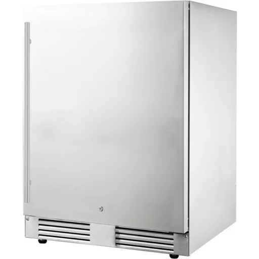 FrigeluX Kültéri inox hűtő RETT136A pult alá építhető és szabadonálló, 102 L - WaterMarkt.hu